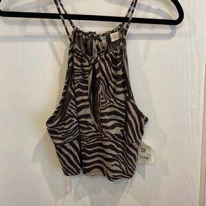 Large Altar’d state animal print top